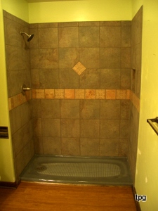 New Tiled Shower
